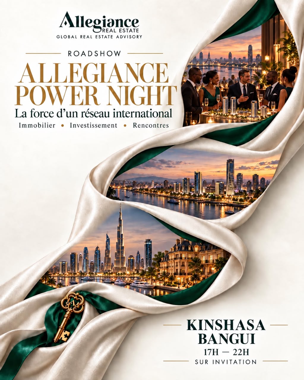 Affiche ALLEGIANCE Power Night — Kinshasa et Bangui